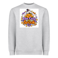 Heather Grey Too Cute to Spook Heavyweight Sweatshirt - Merry & Macabre