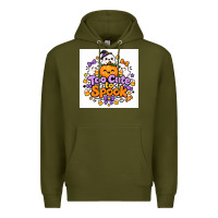 Army Green Too Cute to Spook Premium Hoodie - Merry & Macabre