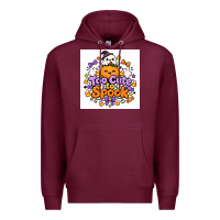 Burgundy Too Cute to Spook Premium Hoodie - Merry & Macabre
