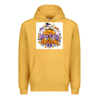 Mustard Too Cute to Spook Premium Hoodie - Merry & Macabre