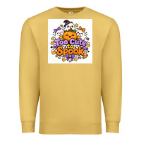 Antique Gold Too Cute to Spook Premium Sweatshirt - Merry & Macabre