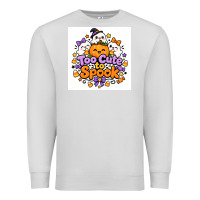 Dove Grey Too Cute to Spook Premium Sweatshirt - Merry & Macabre