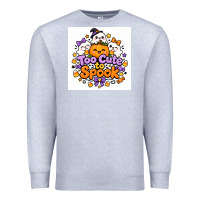 Heather Grey Too Cute to Spook Premium Sweatshirt - Merry & Macabre