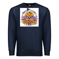 Navy Too Cute to Spook Premium Sweatshirt - Merry & Macabre