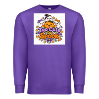 Purple Too Cute to Spook Premium Sweatshirt - Merry & Macabre