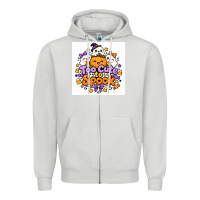 Dove Grey Too Cute to Spook Zipper Hoodie - Merry & Macabre