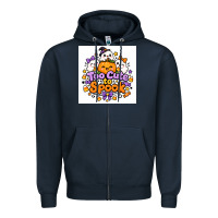 Navy Too Cute to Spook Zipper Hoodie - Merry & Macabre