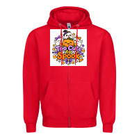 Red Too Cute to Spook Zipper Hoodie - Merry & Macabre
