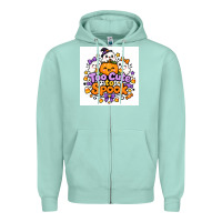 Seafoam Too Cute to Spook Zipper Hoodie - Merry & Macabre
