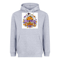 Heather Grey Too Cute to Spook Heavyweight Hoodie - Merry & Macabre