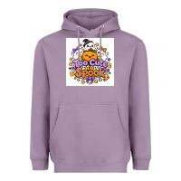 Lavender Too Cute to Spook Heavyweight Hoodie - Merry & Macabre