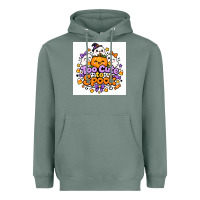 Sage Too Cute to Spook Heavyweight Hoodie - Merry & Macabre