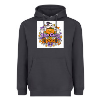 Smoke Too Cute to Spook Heavyweight Hoodie - Merry & Macabre