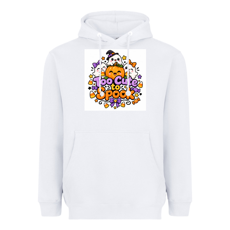 Too Cute To Spook Heavyweight Hoodie by Merry & Macabre | Teevron