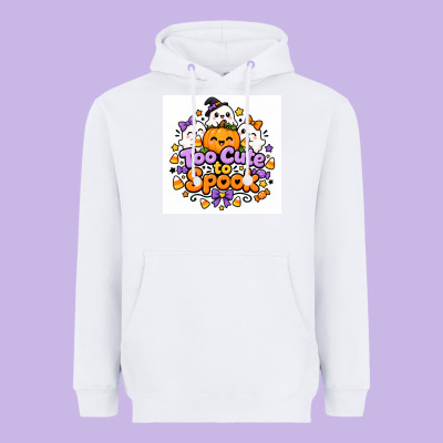 Heavyweight Hoodie Too Cute to Spook