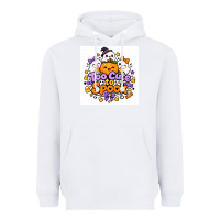 White Too Cute to Spook Heavyweight Hoodie - Merry & Macabre