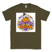 Army Green Too Cute to Spook Classic Tee - Merry & Macabre