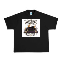 Black Watching Hour Book Club Urban Heavy Tee - Merry & Macabre