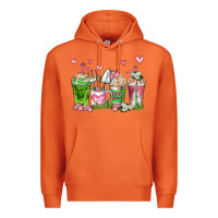 Carrot botanic coffee cups Premium Hoodie - AdoDesignShop