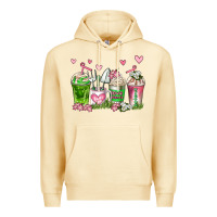 Pina Colada botanic coffee cups Premium Hoodie - AdoDesignShop