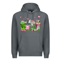 Rock botanic coffee cups Premium Hoodie - AdoDesignShop