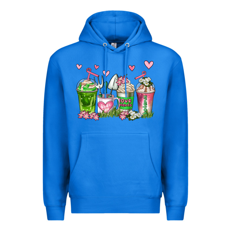 Botanic Coffee Cups Premium Hoodie by AdoDesignShop | Teevron