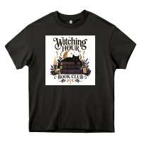 Asphalt Watching Hour Book Club Heavy Core Tee - Merry & Macabre