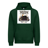 Foreset Green Watching Hour Book Club Urban Hoodie - Merry & Macabre