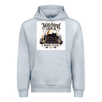 Heather Grey Watching Hour Book Club Urban Hoodie - Merry & Macabre