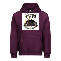 Mauve Wine Watching Hour Book Club Urban Hoodie - Merry & Macabre