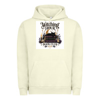 Pigment Pistachio Watching Hour Book Club Urban Hoodie - Merry & Macabre