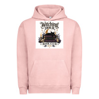 Pigment Salmon Watching Hour Book Club Urban Hoodie - Merry & Macabre