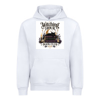White Watching Hour Book Club Urban Hoodie - Merry & Macabre