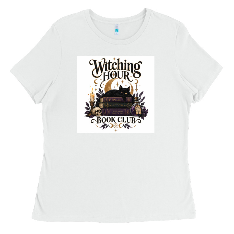 Watching Hour Book Club Ladies Tee by Merry & Macabre | Teevron