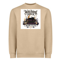 Mushroom Watching Hour Book Club Heavyweight Sweatshirt - Merry & Macabre