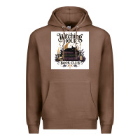 Chestnut Watching Hour Book Club Premium Hoodie - Merry & Macabre
