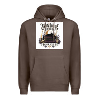 Coffee Watching Hour Book Club Premium Hoodie - Merry & Macabre