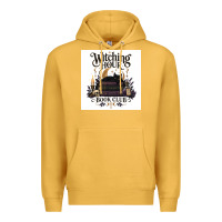 Mustard Watching Hour Book Club Premium Hoodie - Merry & Macabre