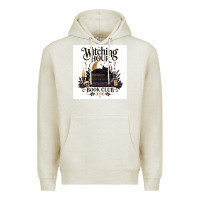 Oatmeal Heather Watching Hour Book Club Premium Hoodie - Merry & Macabre