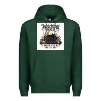 Sports Green Watching Hour Book Club Premium Hoodie - Merry & Macabre