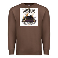 Chestnut Watching Hour Book Club Premium Sweatshirt - Merry & Macabre