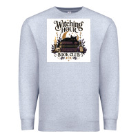 Heather Grey Watching Hour Book Club Premium Sweatshirt - Merry & Macabre