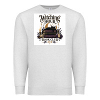 Oatmeal Heather Watching Hour Book Club Premium Sweatshirt - Merry & Macabre