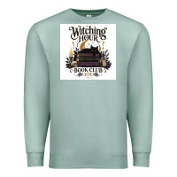 Seafoam Watching Hour Book Club Premium Sweatshirt - Merry & Macabre