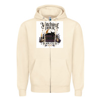 Sandshell Watching Hour Book Club Zipper Hoodie - Merry & Macabre