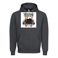 Smoke Watching Hour Book Club Zipper Hoodie - Merry & Macabre