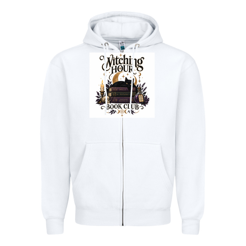 Watching Hour Book Club Zipper Hoodie by Merry & Macabre | Teevron
