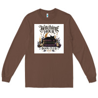 Chestnut Watching Hour Book Club Long Sleeve Tee - Merry & Macabre