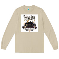 Mushroom Watching Hour Book Club Long Sleeve Tee - Merry & Macabre