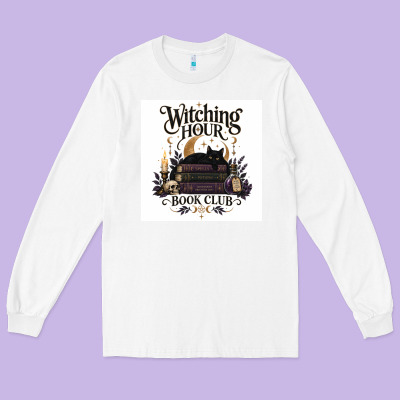 Long Sleeve Tee Watching Hour Book Club